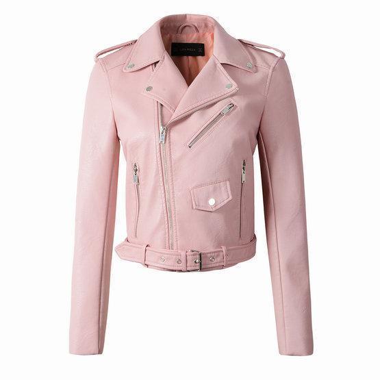 Damen Bikerjacke mit Reißverschluss | Klassisch - Image 3