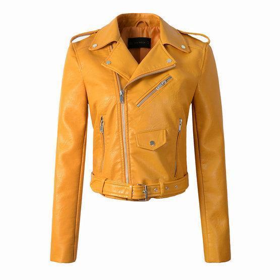 Damen Bikerjacke mit Reißverschluss | Klassisch - Image 5