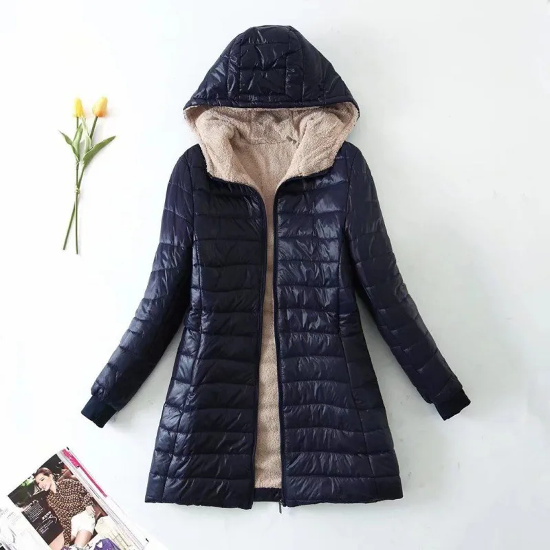 Damen Winter Fleece Jacke | Mit Kapuze - Image 3