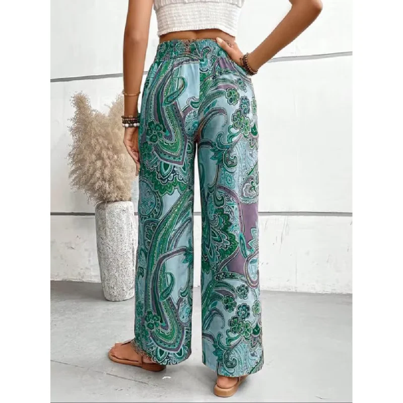 Damenhose Im Boho Stil | Weites Bein - Image 3