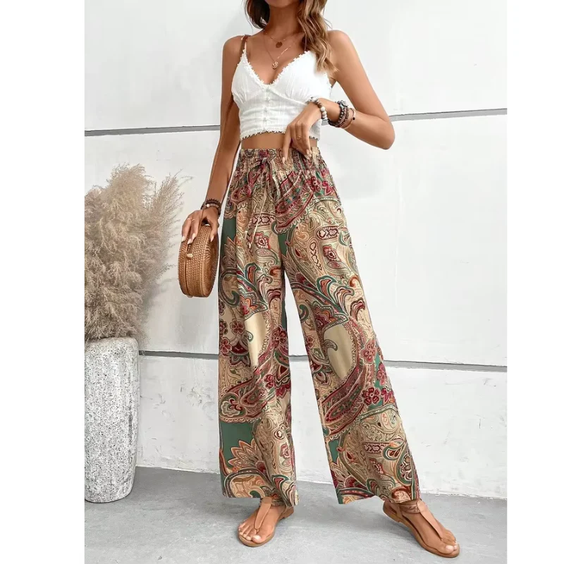 Damenhose Im Boho Stil | Weites Bein - Image 5