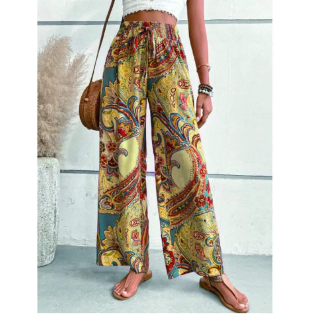 Damenhose Im Boho Stil | Weites Bein - Image 8