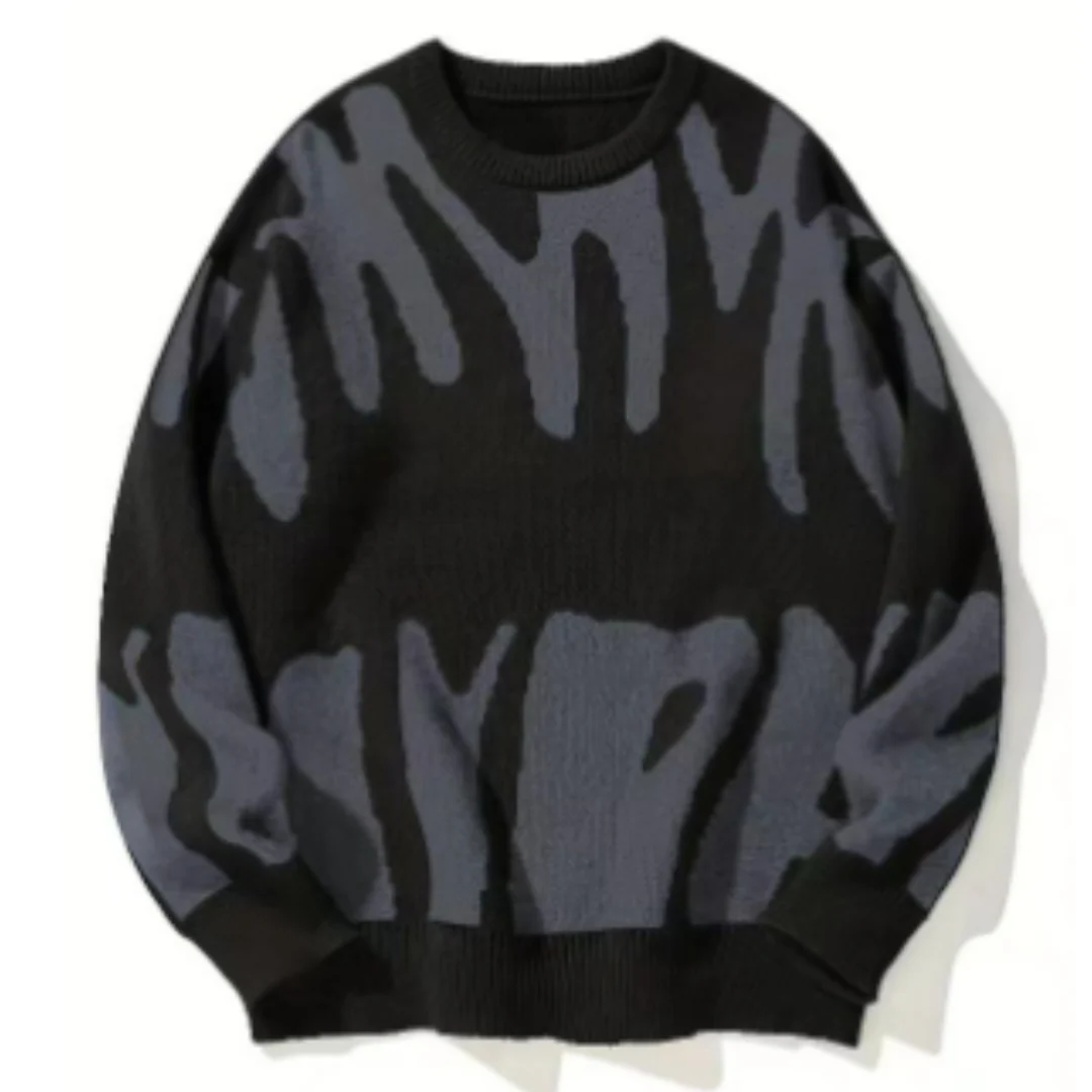 Elijoh | Herren Lässiger Weicher Strick Pullover | Warme - Image 4