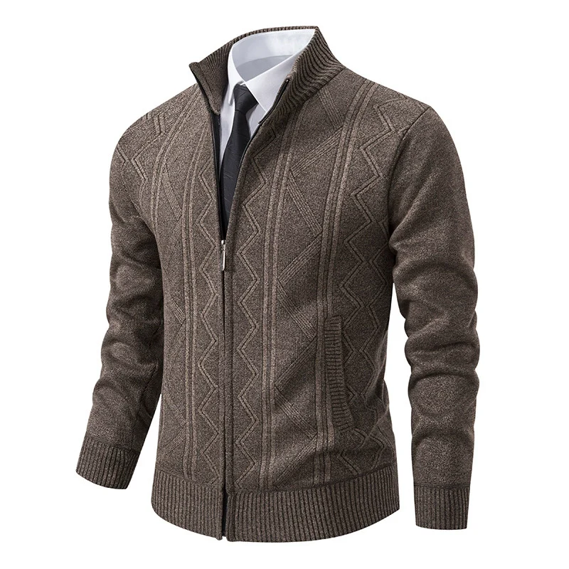Herren Winter Strickjacke | Mit Reißverschluss - Image 10
