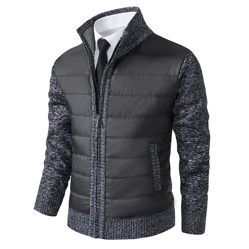 Herren Winter Strickjacke | Mit Reißverschluss - Image 3