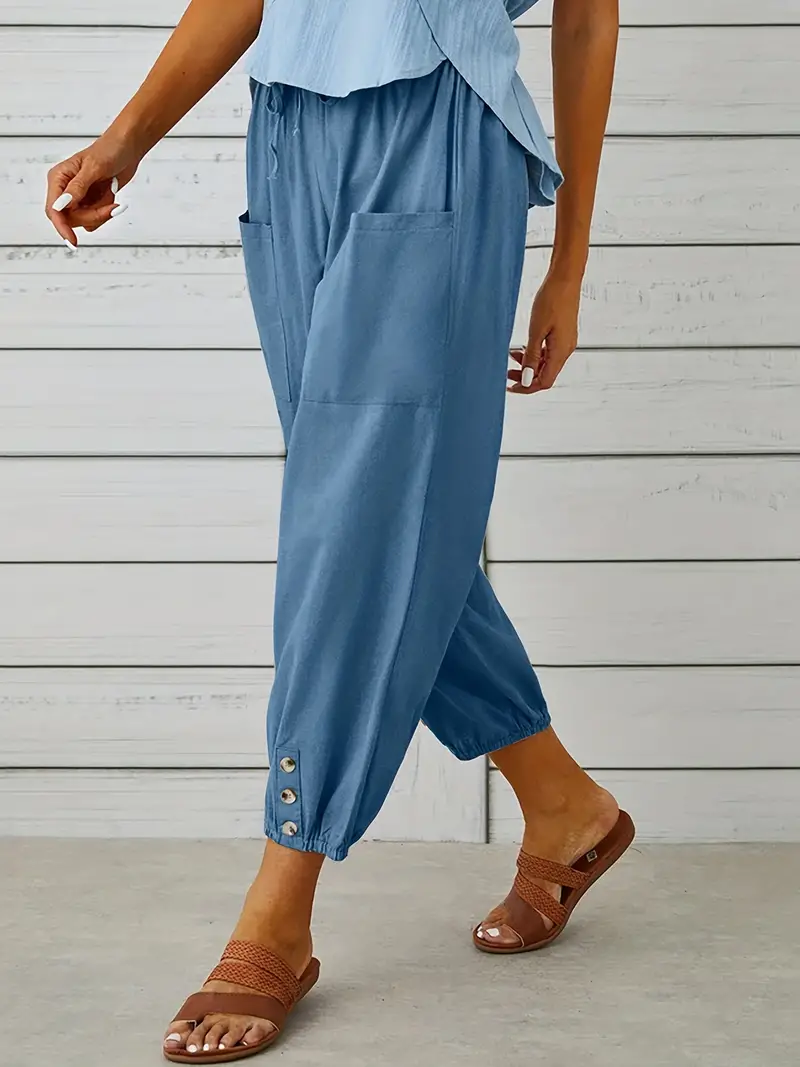 Kurze Sommerhose Für Damen | Kordelzug - Image 14