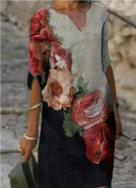 Sommerkleid Mit Grafikdruck Für Damen | Mini - Image 10