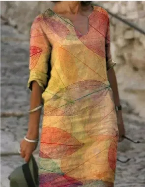 Sommerkleid Mit Grafikdruck Für Damen | Mini - Image 11