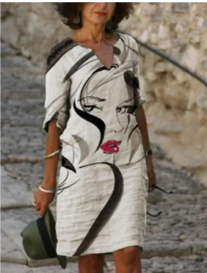 Sommerkleid Mit Grafikdruck Für Damen | Mini - Image 12