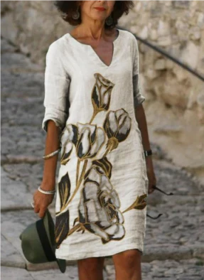 Sommerkleid Mit Grafikdruck Für Damen | Mini - Image 3