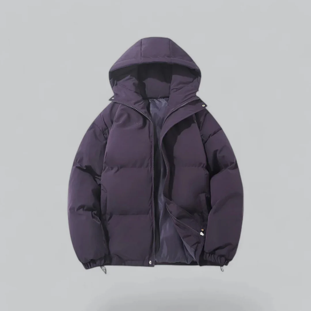 Unisex Puffer Kurze Kapuze Jacke | Reißverschluss - Image 7