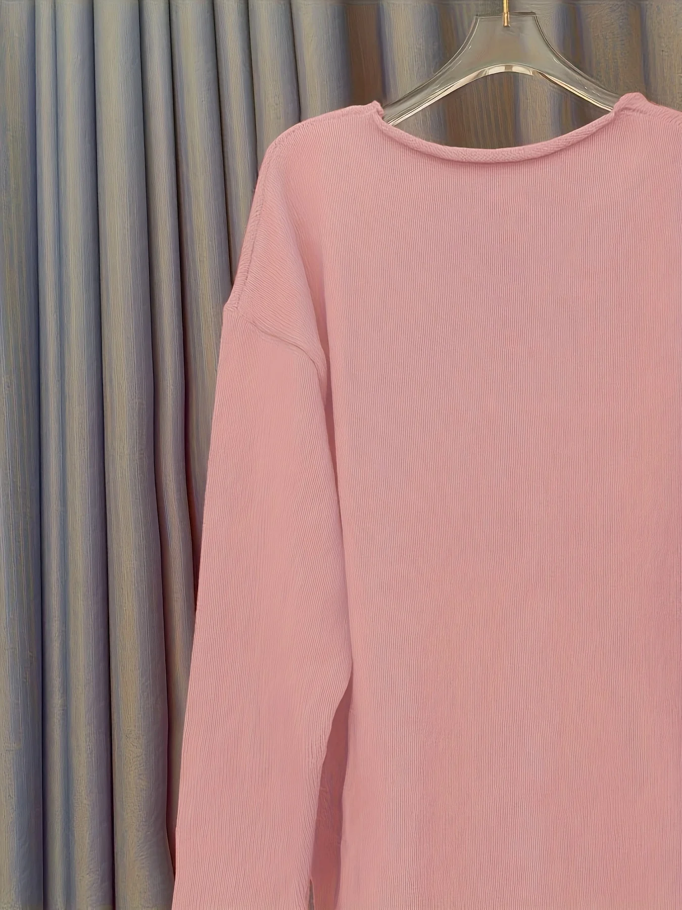 Valerie | Damen Lässiger Pullover mit V-Ausschnitt | Übergröße - Image 8