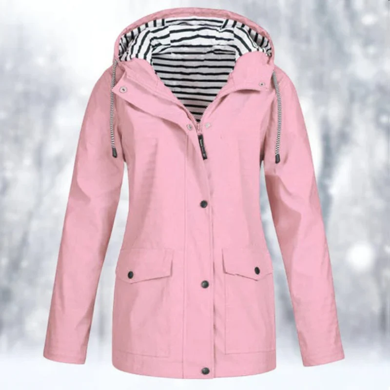 Wasserdichte Kapuzenjacke Für Damen | Winter - Image 3