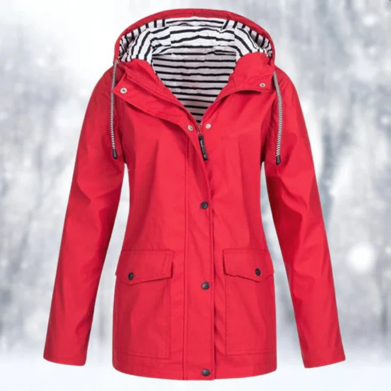 Wasserdichte Kapuzenjacke Für Damen | Winter - Image 4