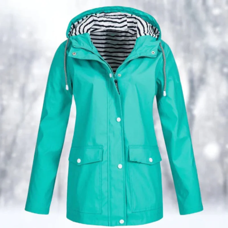 Wasserdichte Kapuzenjacke Für Damen | Winter - Image 5