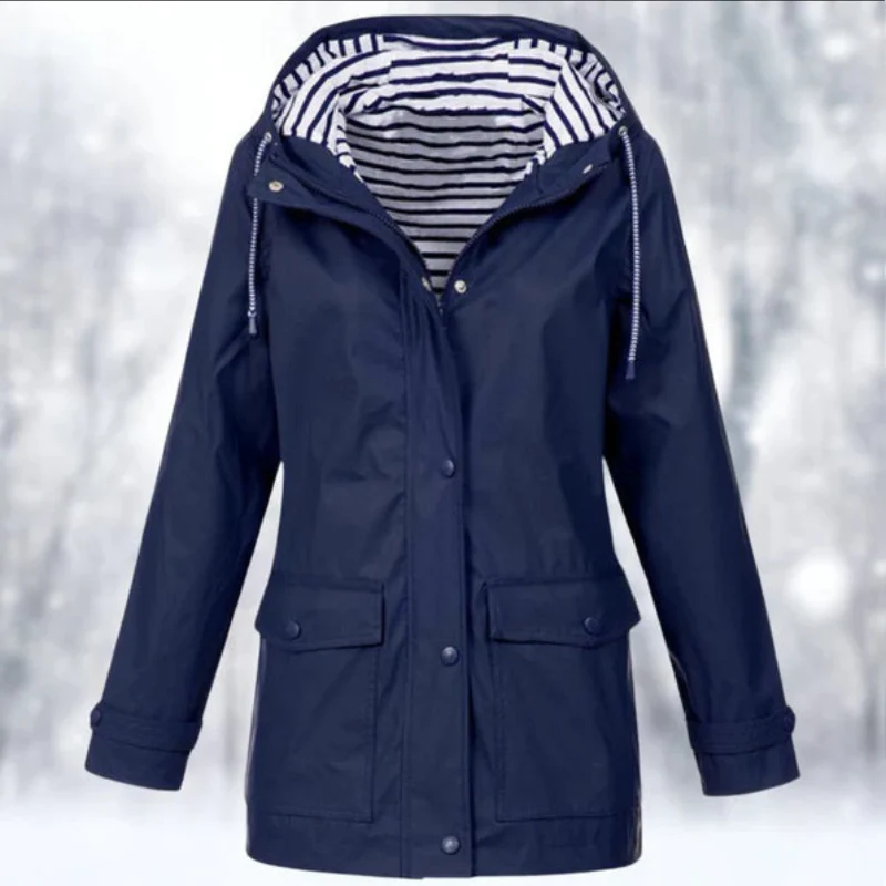 Wasserdichte Kapuzenjacke Für Damen | Winter - Image 6