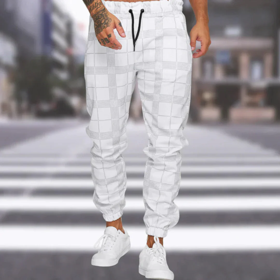 Wayne | Herren Karierte Jogger Hose | Gehen - Image 3